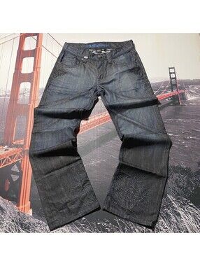 Affliction Denim Killers Jeans Mens Sz  32x32 Chrome Skull Rare VTG Y2K USA Made